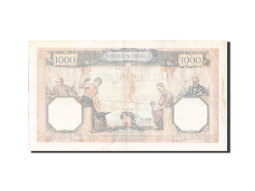 Billet, France, 1000 Francs, 1 000 F 1927-1940 ''Cérès et Mercure'', 1940