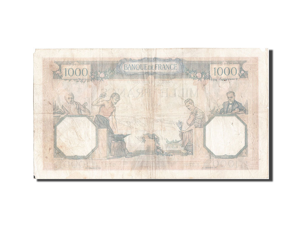 Billet, France, 1000 Francs, 1 000 F 1927-1940 ''Cérès et Mercure'', 1937