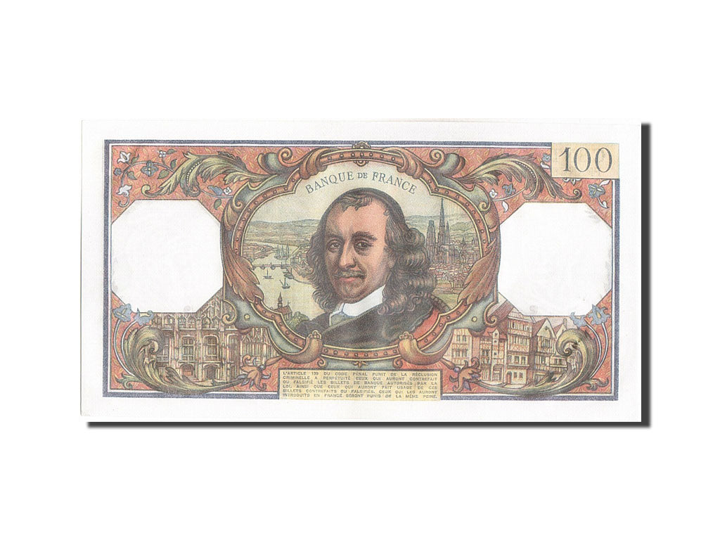 Geldschein, Frankreich, 100 Francs, 100 F 1964-1979 ''Corneille'', 1975
