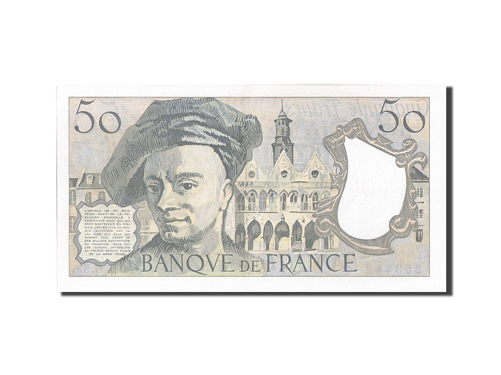 Billet, France, 50 Francs, 50 F 1976-1992 ''Quentin de La Tour'', 1988, SPL