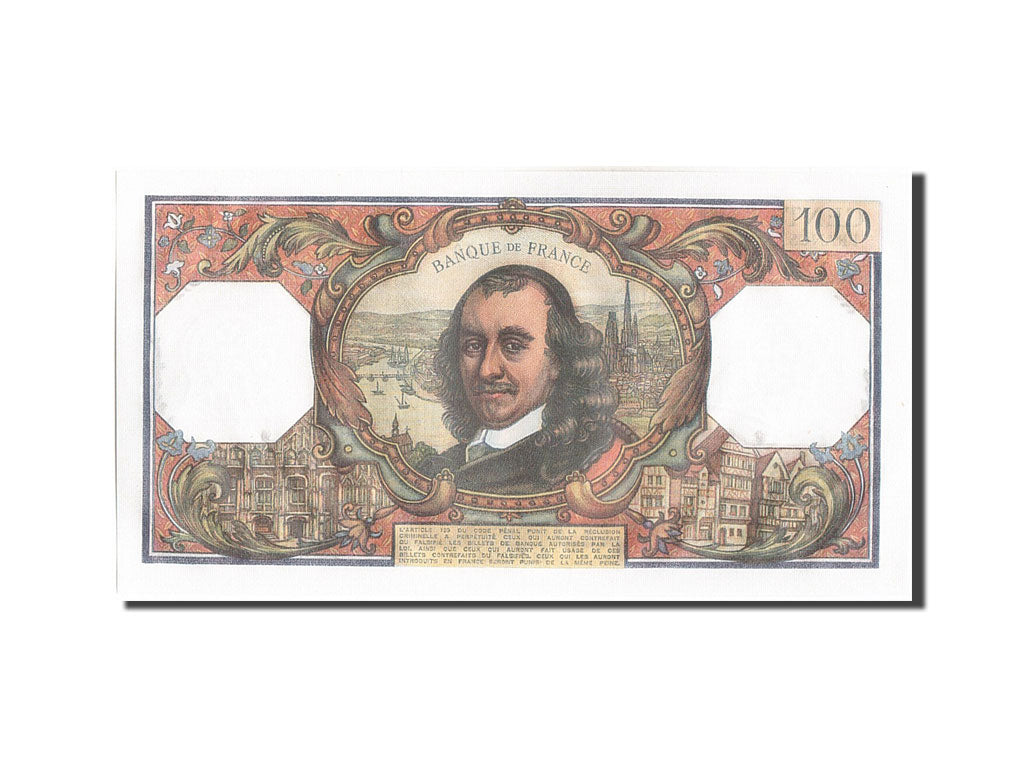 Biljet, Frankrijk, 100 Francs, 100 F 1964-1979 ''Corneille'', 1974, 1974-07-04