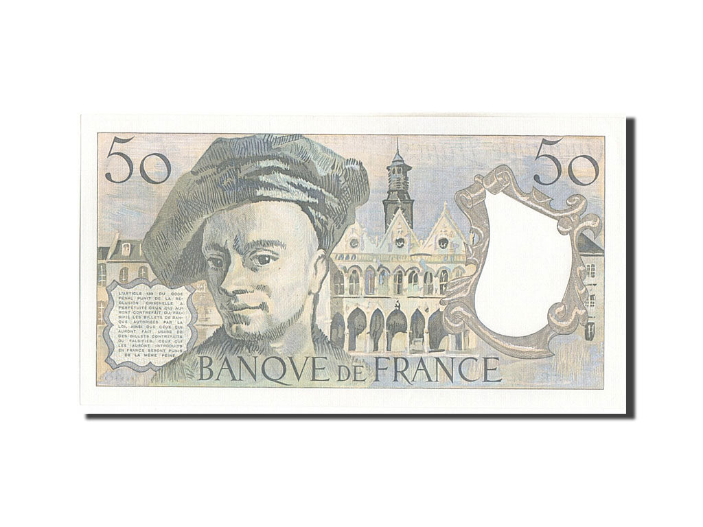 Billet, France, 50 Francs, 50 F 1976-1992 ''Quentin de La Tour'', 1984, SPL+