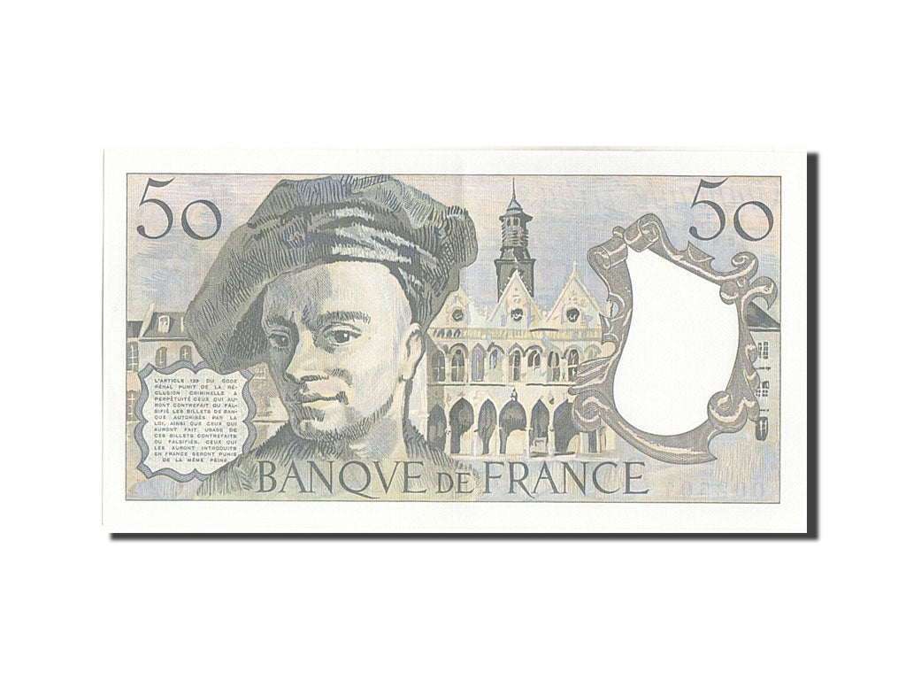 France, 50 Francs, 50 F 1976-1992 ''Quentin de La Tour'', 1982, 1982, SPL