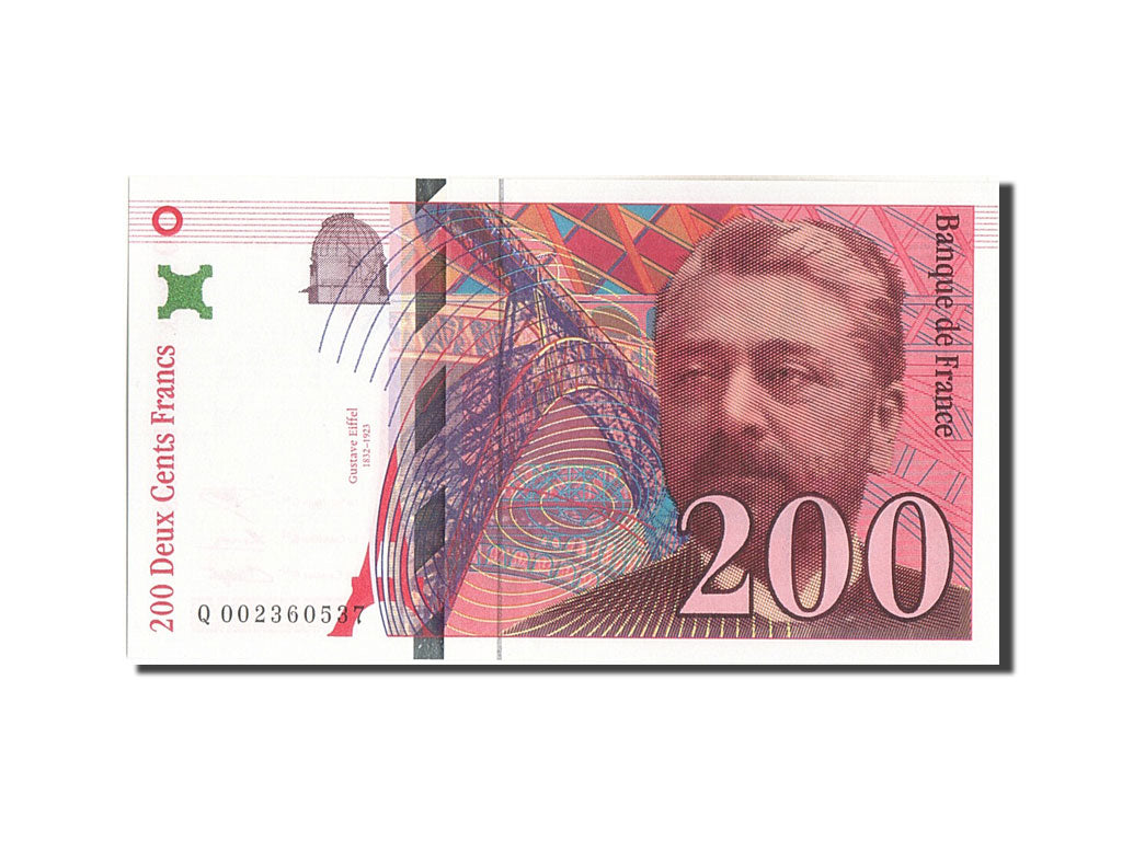 Biljet, Frankrijk, 200 Francs, 200 F 1995-1999 ''Eiffel'', 1995, NIEUW