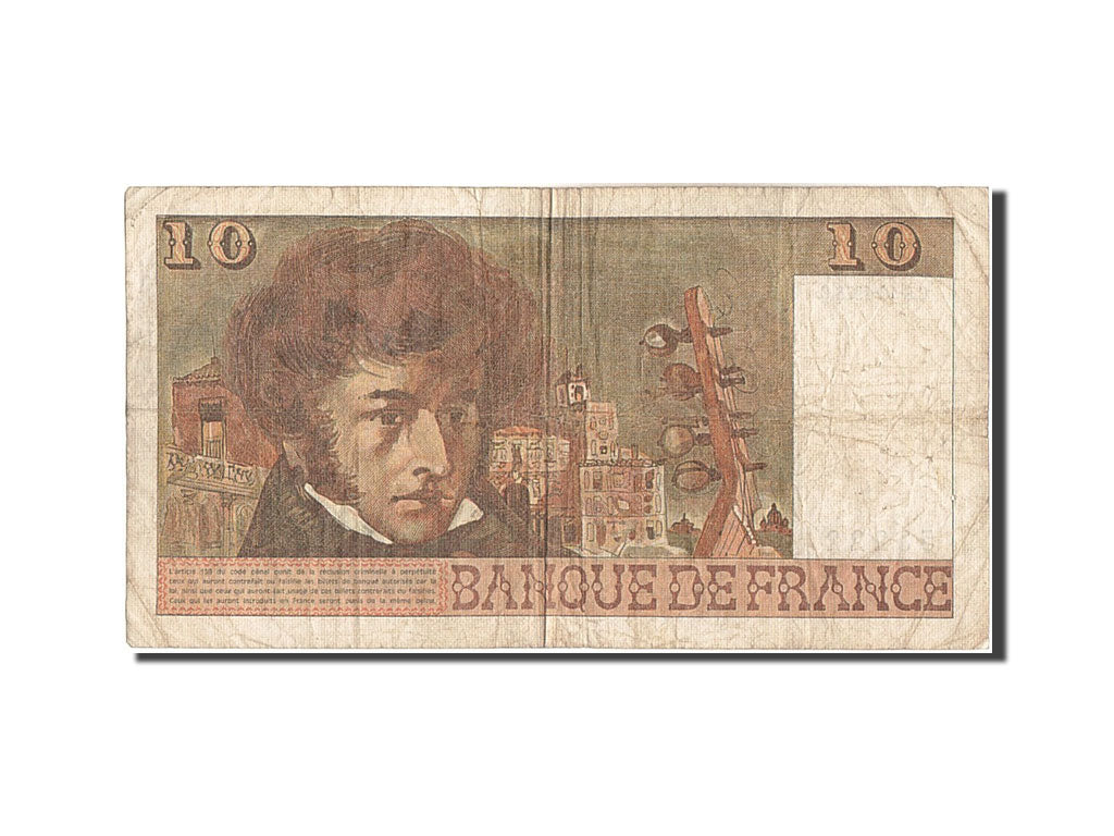 Banknote, France, 10 Francs, 10 F 1972-1978 ''Berlioz'', 1973, 1973-12-06