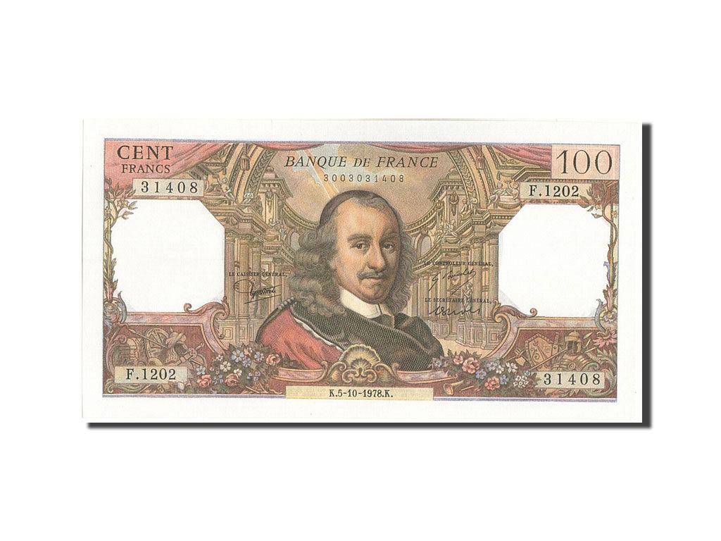 Banknote, France, 100 Francs, 100 F 1964-1979 ''Corneille'', 1978, 1978-10-05