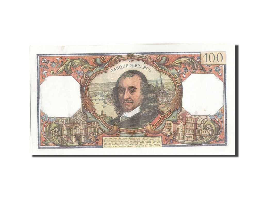 Banconote, Francia, 100 Francs, 100 F 1964-1979 ''Corneille'', 1975, 1975-11-06