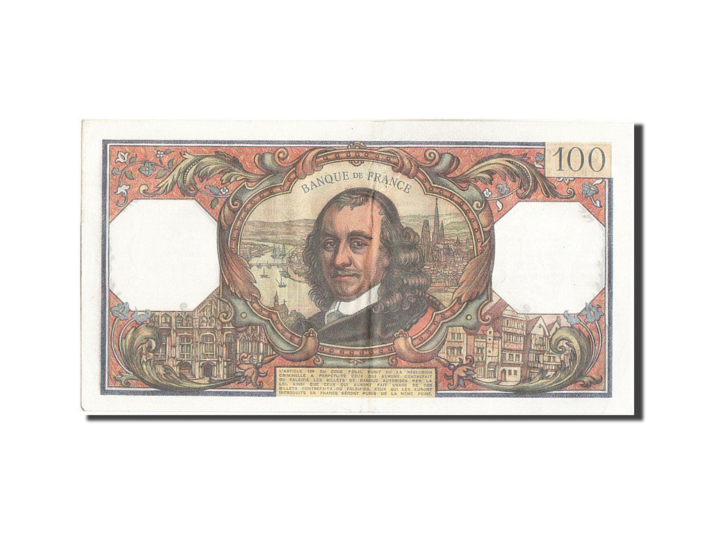 Billet, France, 100 Francs, 100 F 1964-1979 ''Corneille'', 1973, 1973-01-04