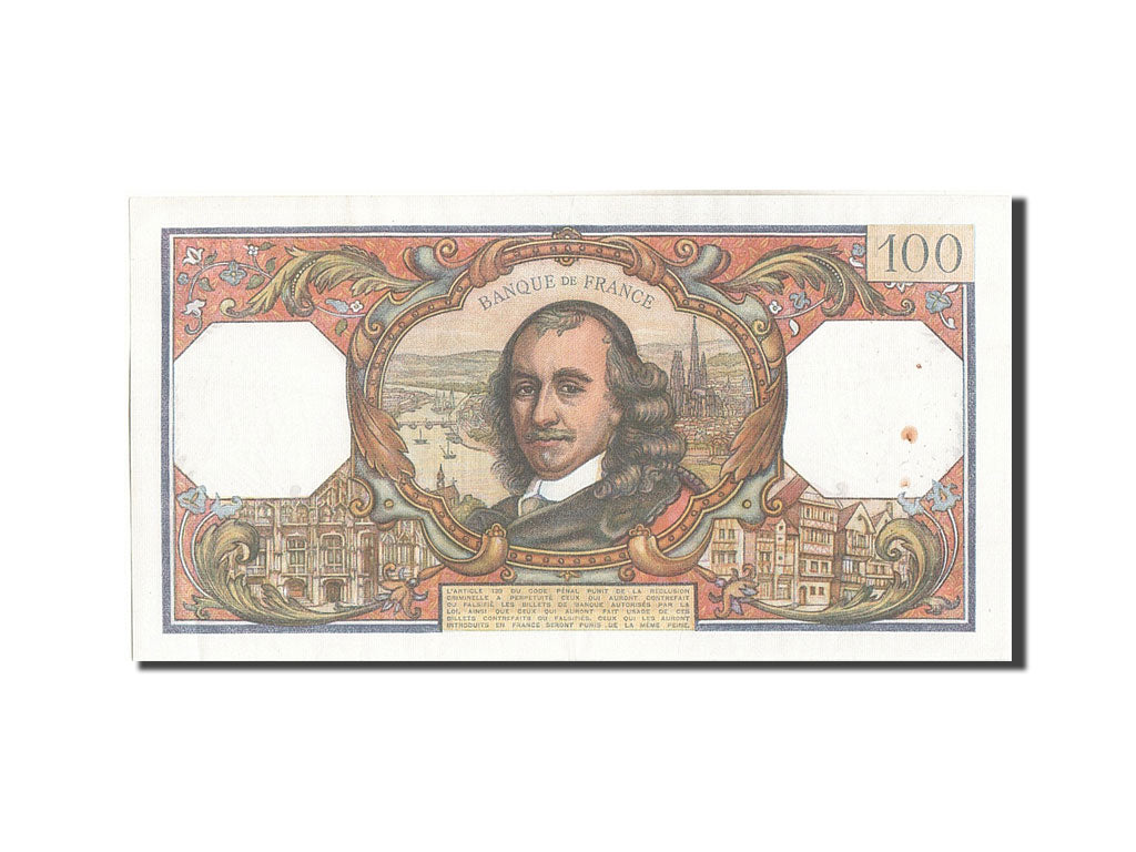 Banknot, Francja, 100 Francs, Corneille, 1965, 1965-10-07, EF(40-45)