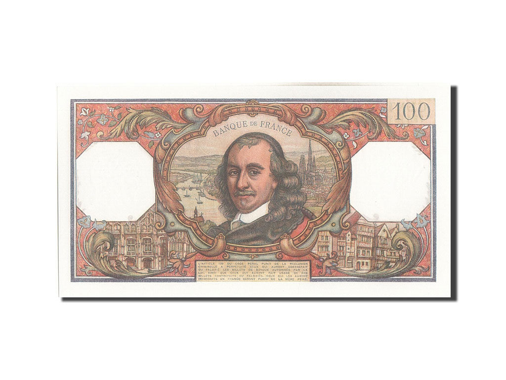 Geldschein, Frankreich, 100 Francs, 100 F 1964-1979 ''Corneille'', 1965