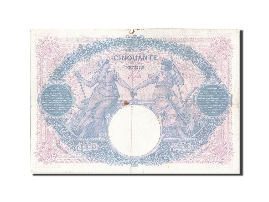 Billet, France, 50 Francs, 50 F 1889-1927 ''Bleu et Rose'', 1926, TB+