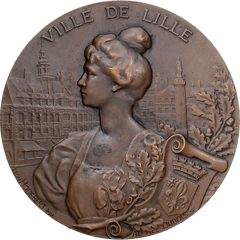 France, Medal, Ville de Lille, Hodebert, MS(60-62), Bronze