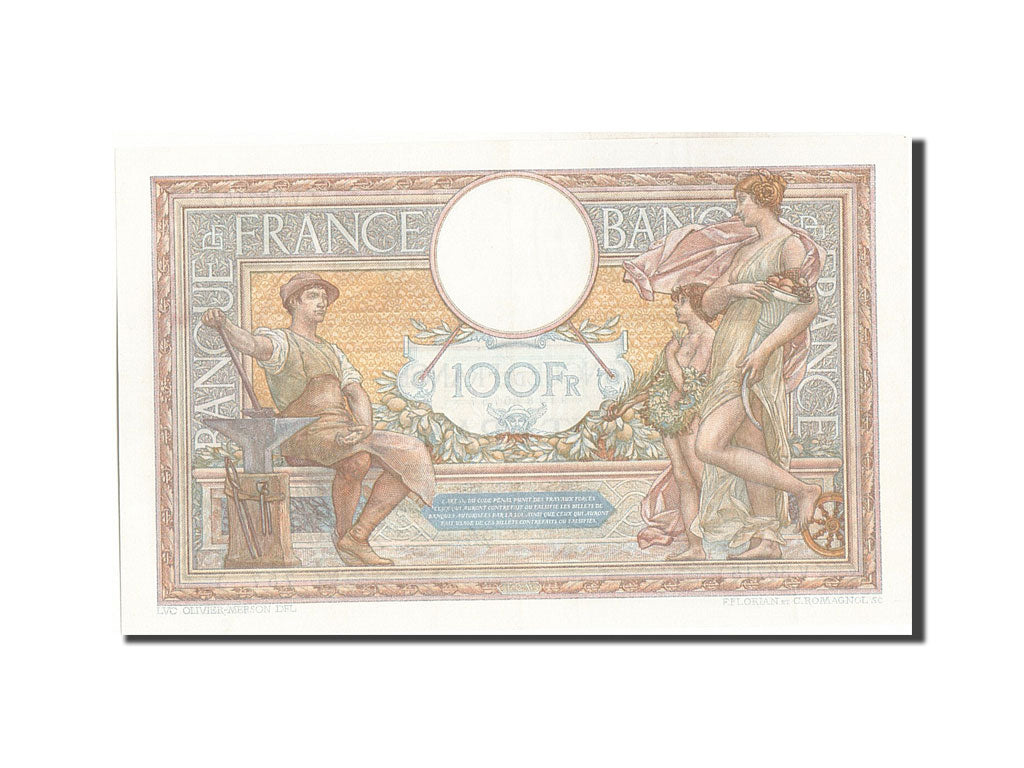Billet, France, 100 Francs, 100 F 1908-1939 ''Luc Olivier Merson'', 1932