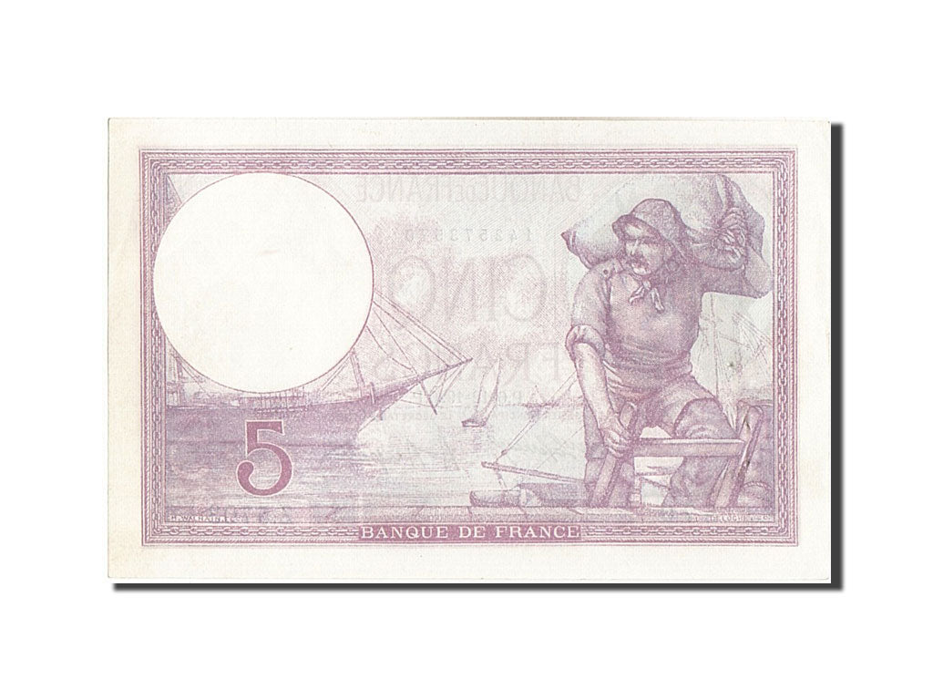 Banknote, France, 5 Francs, 5 F 1917-1940 ''Violet'', 1920, 1920-12-06, UNC(63)