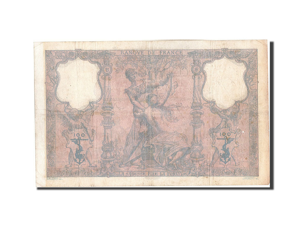 Banknote, France, 100 Francs, 100 F 1888-1909 ''Bleu et Rose'', 1994