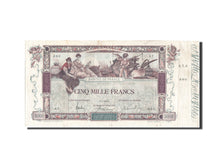 Biljet, Frankrijk, 5000 Francs, 5 000 F 1918 ''Flameng'', 1918, 1918-01-09, TB+
