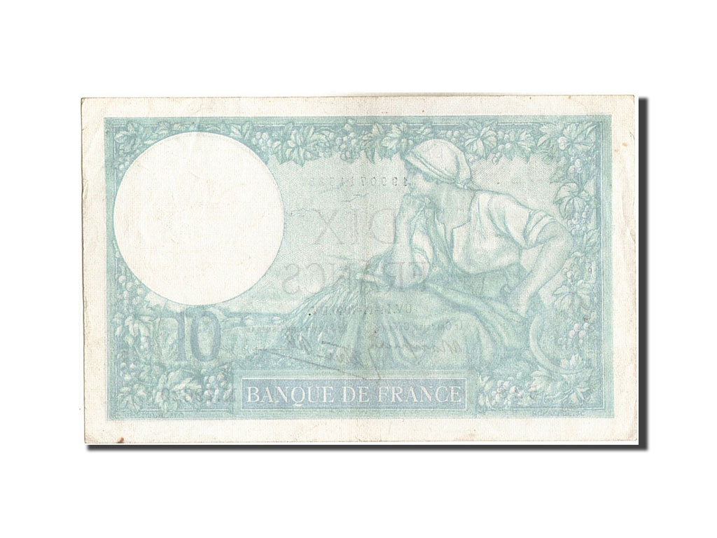 Banknot, Francja, 10 Francs, Minerve, 1940, 1940-11-14, EF(40-45), Fayette:7.20