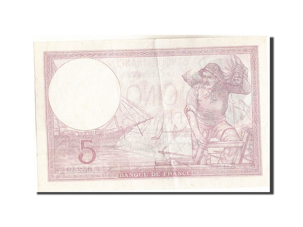 Banknote, France, 5 Francs, 5 F 1917-1940 ''Violet'', 1939, 1939-10-26, UNC(63)