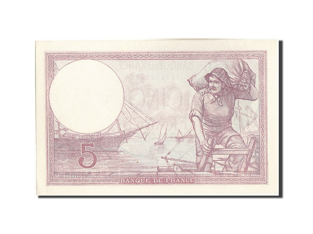 Banknote, France, 5 Francs, 5 F 1917-1940 ''Violet'', 1933, 1933-06-08, UNC(63)
