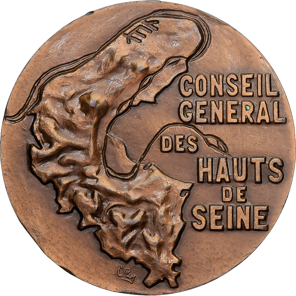 France, Medal, Conseil Général des Hauts de Seine, Roy, MS(60-62), Bronze