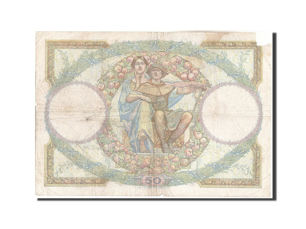 Billet, France, 50 Francs, 50 F 1927-1934 ''Luc Olivier Merson'', 1928
