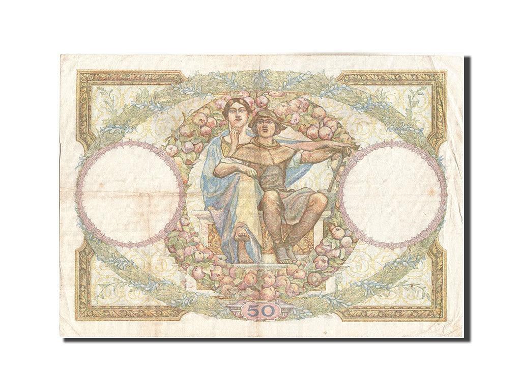 Banknote, France, 1000 Francs, 50 F 1927-1934 ''Luc Olivier Merson'', 1933