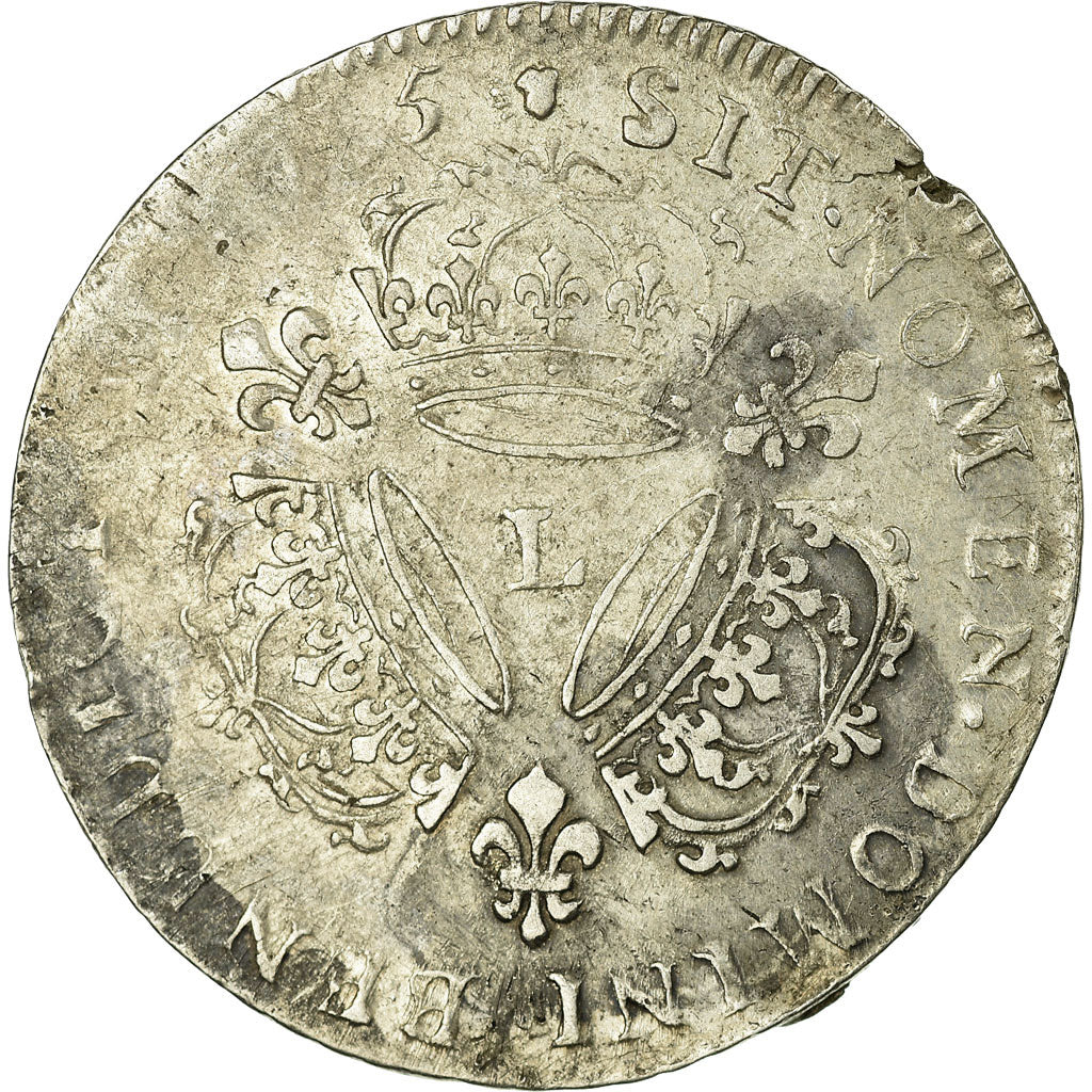 Coin, France, Louis XIV, 1/4 Écu aux 3 couronnes, 1/4 Ecu, 1715, Bayonne
