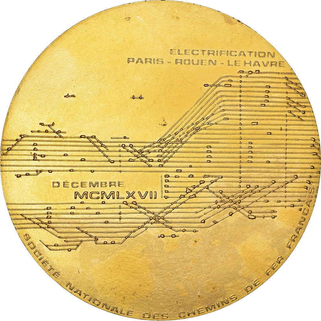 Frankreich, Medaille, Société Nationale des Chemins de Fer Français, 1968