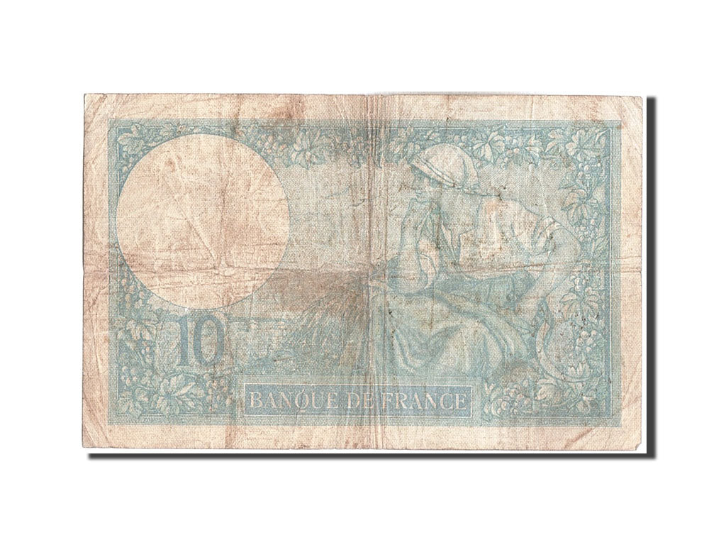 Geldschein, Frankreich, 10 Francs, 10 F 1916-1942 ''Minerve'', 1932, 1932-06-30
