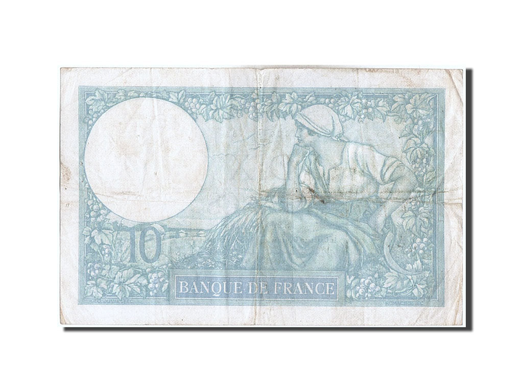 Banconote, Francia, 10 Francs, 10 F 1916-1942 ''Minerve'', 1939, 1939-09-21, MB
