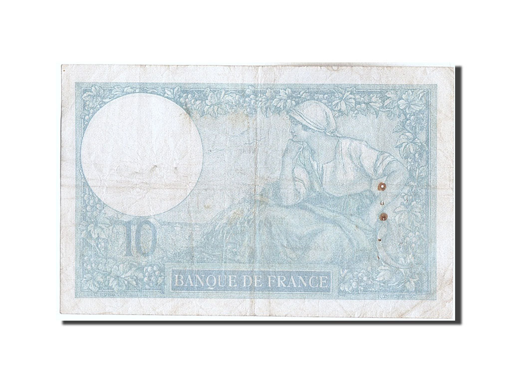 Banconote, Francia, 10 Francs, 10 F 1916-1942 ''Minerve'', 1941, 1941-01-02