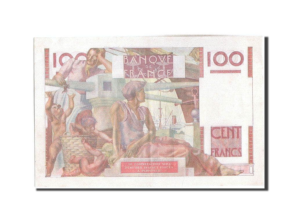 Billet, France, 100 Francs, 100 F 1945-1954 ''Jeune Paysan'', 1946, 1946-07-18