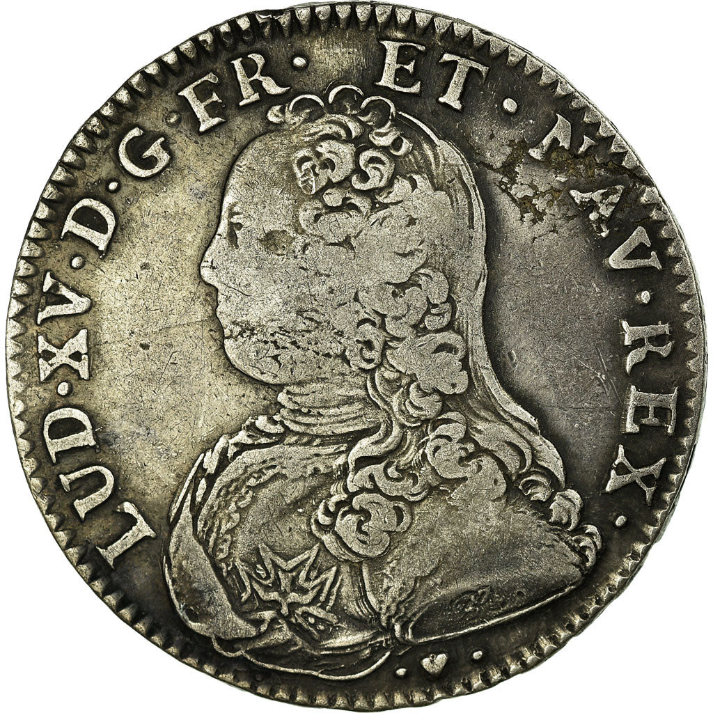 Coin, France, Louis XV, 1/2 Écu aux branches d'olivier, 1/2 ECU, 44 Sols, 1738