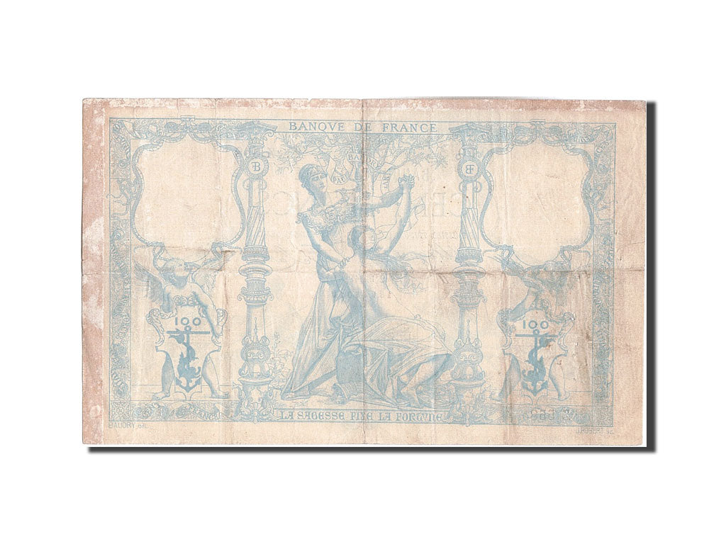 Banknote, France, 100 Francs, ...-1889 Circulated during XIXth, 1884, EF(40-45)