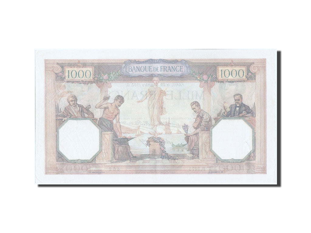 Banknot, Francja, 1000 Francs, Cérès et Mercure, 1932, 1932-12-29, AU(55-58)