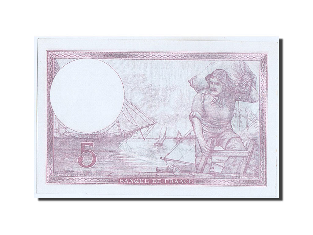 Banknote, France, 5 Francs, 5 F 1917-1940 ''Violet'', 1940, 1940-12-12