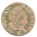 Moneta, Francia, Louis XV, Liard à la vieille tête, Liard, 1770, Reims, BB