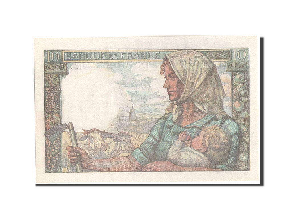 Billet, France, 10 Francs, 10 F 1941-1949 ''Mineur'', 1949, 1949-04-07, SPL