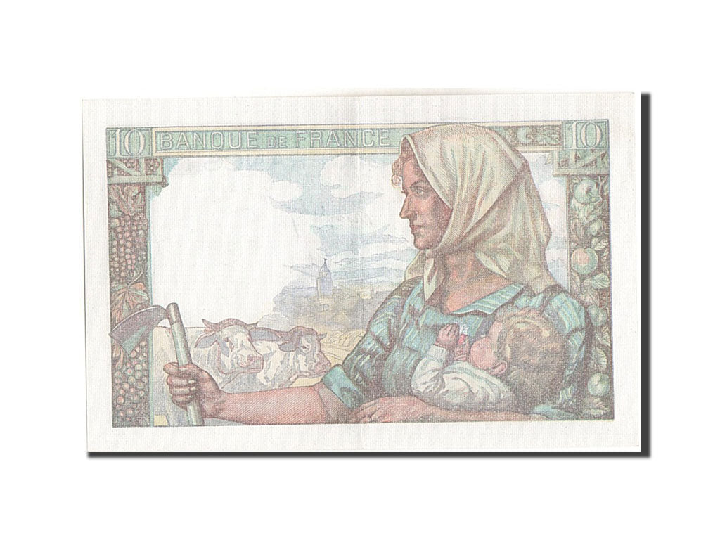 Billet, France, 10 Francs, 10 F 1941-1949 ''Mineur'', 1944, 1944-01-20, SPL