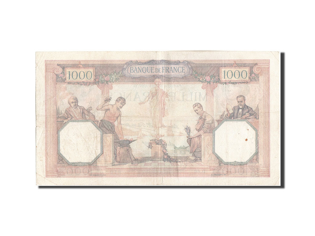 Banconote, Francia, 1000 Francs, 1 000 F 1927-1940 ''Cérès et Mercure'', 1927