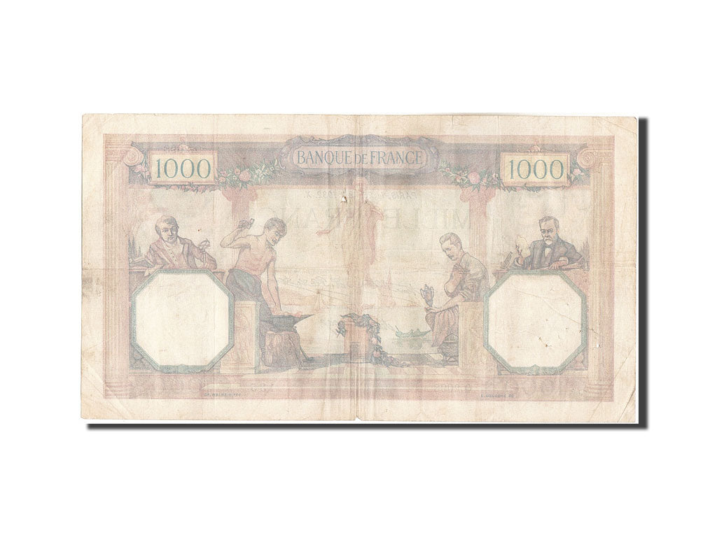 Banconote, Francia, 1000 Francs, 1 000 F 1927-1940 ''Cérès et Mercure'', 1932