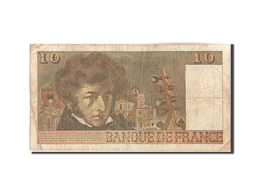 Banknote, France, 10 Francs, 10 F 1972-1978 ''Berlioz'', 1975, 1975-05-15