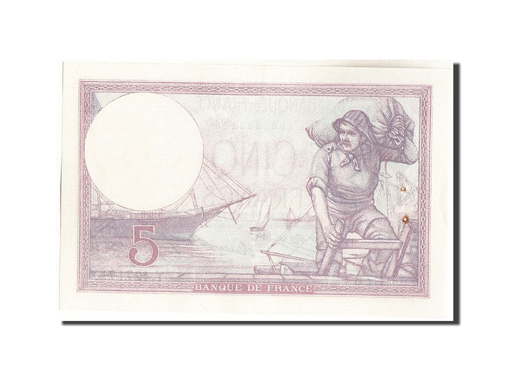 Billete, Francia, 5 Francs, 5 F 1917-1940 ''Violet'', 1930, 1930-10-30, MBC+
