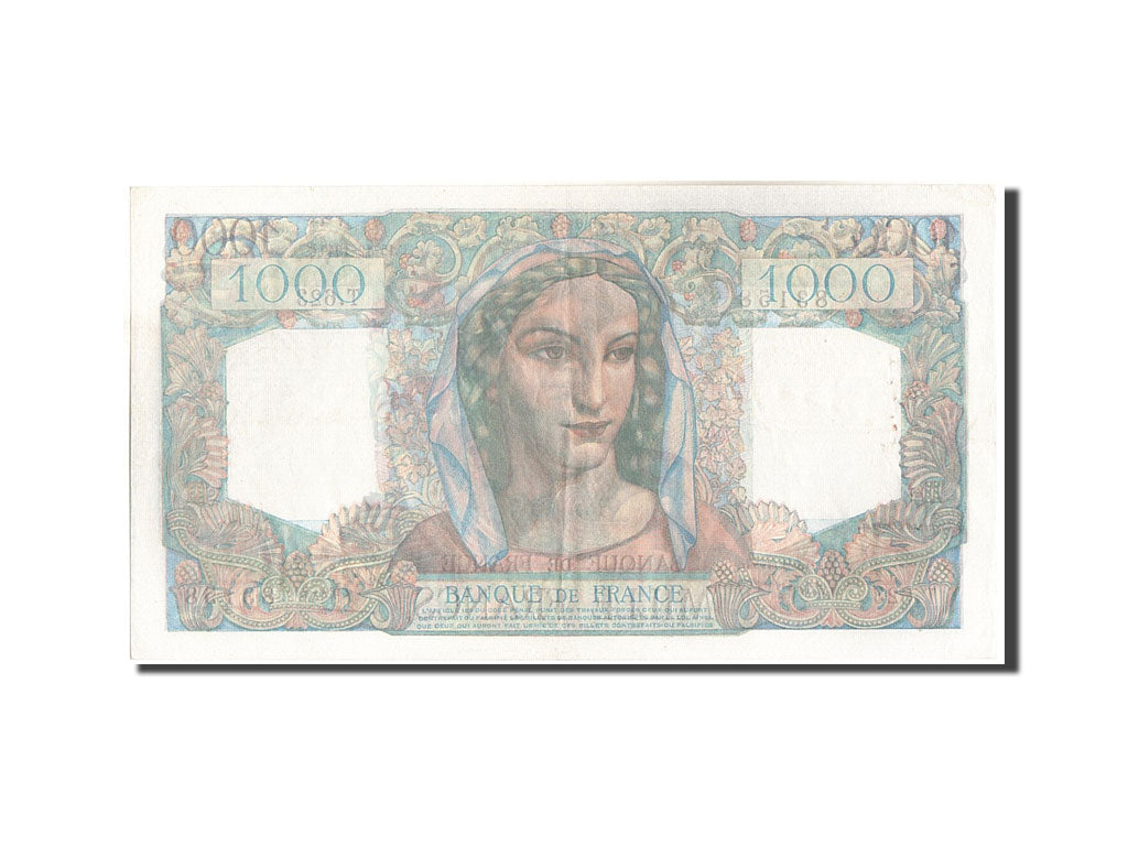 Banknote, France, 1000 Francs, 1 000 F 1945-1950 ''Minerve et Hercule'', 1949