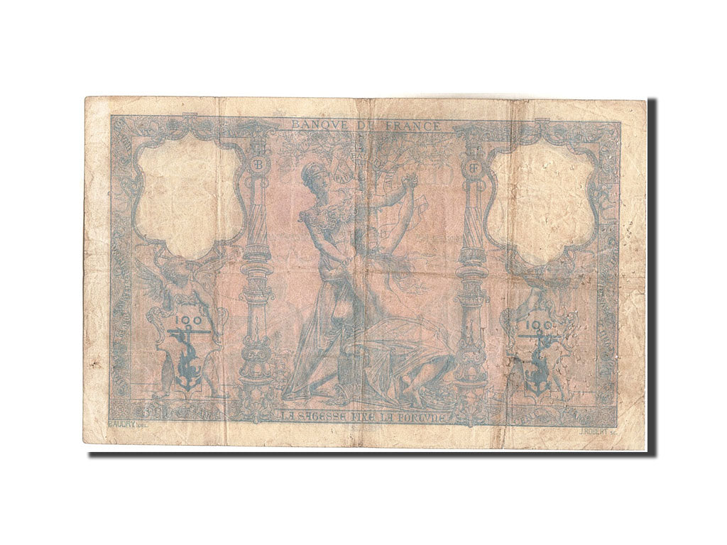 Frankreich, 100 Francs, Bleu et Rose, 1889-12-16, R.687, VF 20, PMG