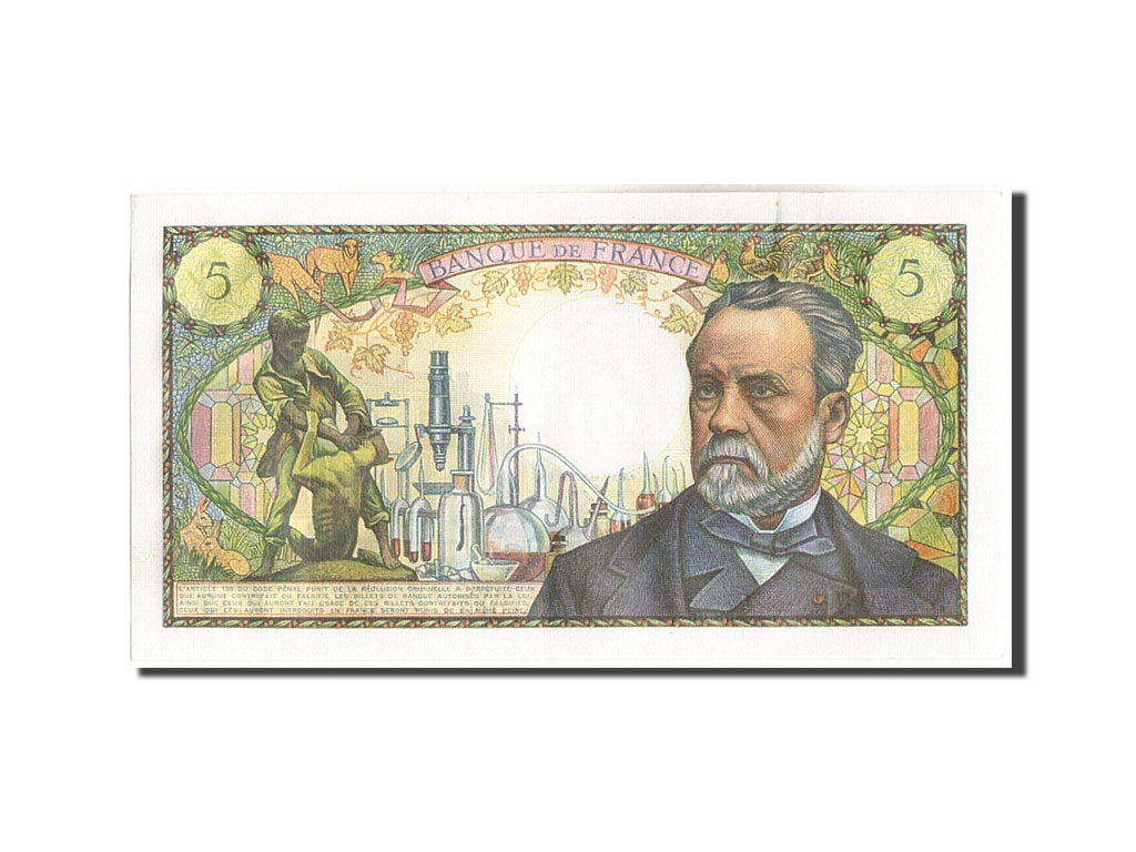 Billete, Francia, 5 Francs, 5 F 1966-1970 ''Pasteur'', 1966, 1966-11-04, SC