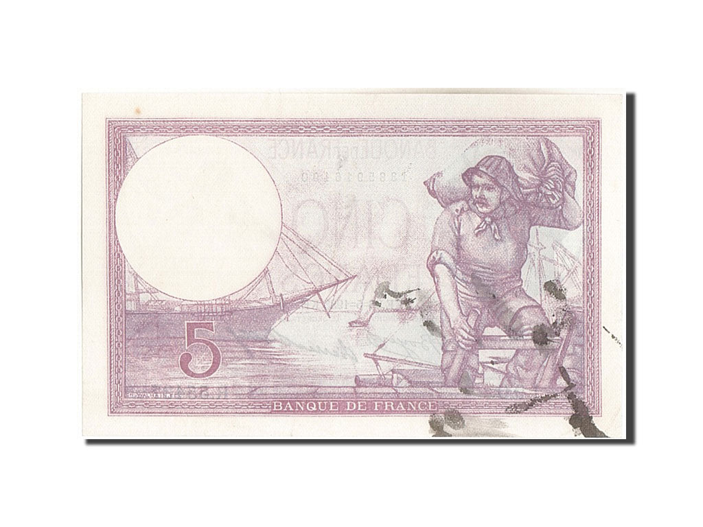 Banknote, France, 5 Francs, 5 F 1917-1940 ''Violet'', 1933, 1933-05-26