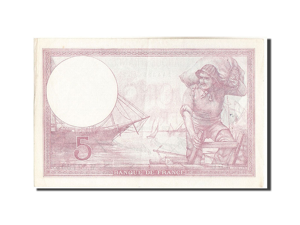Banknote, France, 5 Francs, 5 F 1917-1940 ''Violet'', 1933, 1933-09-14, UNC(63)