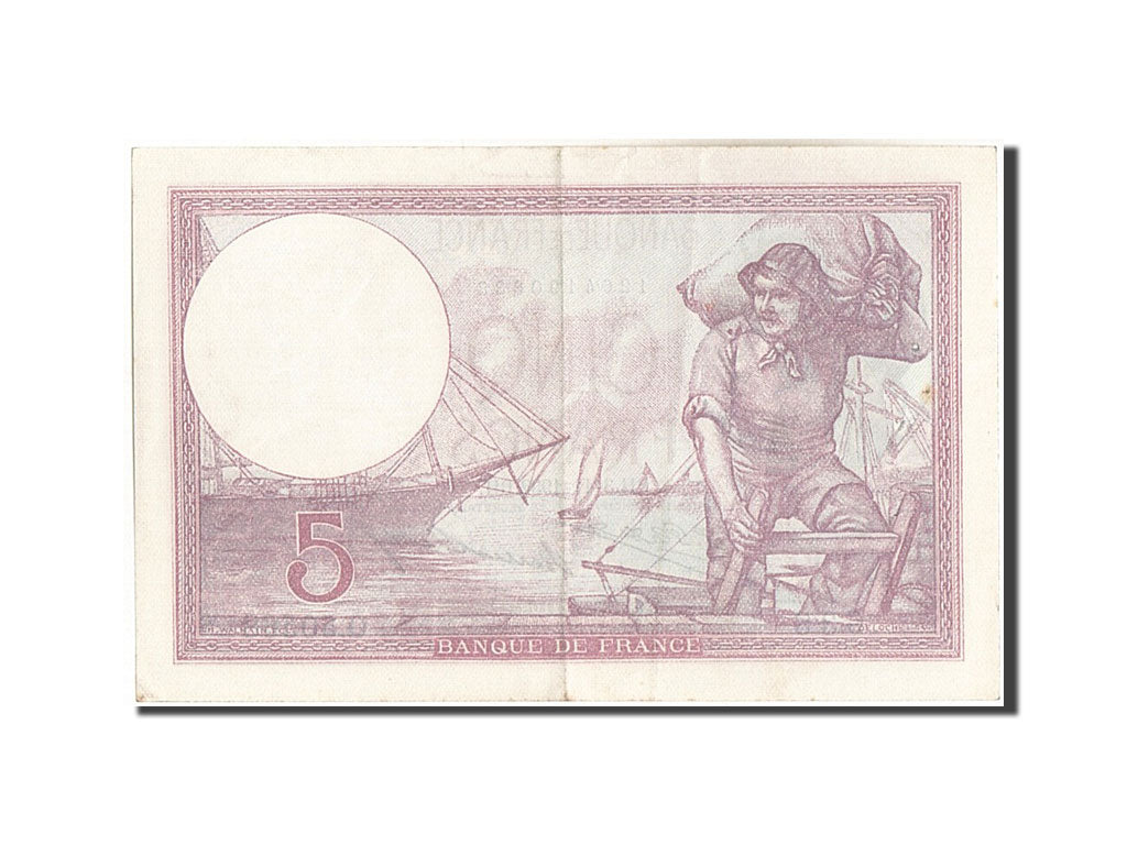 Banknote, France, 5 Francs, 5 F 1917-1940 ''Violet'', 1932, 1932-11-03