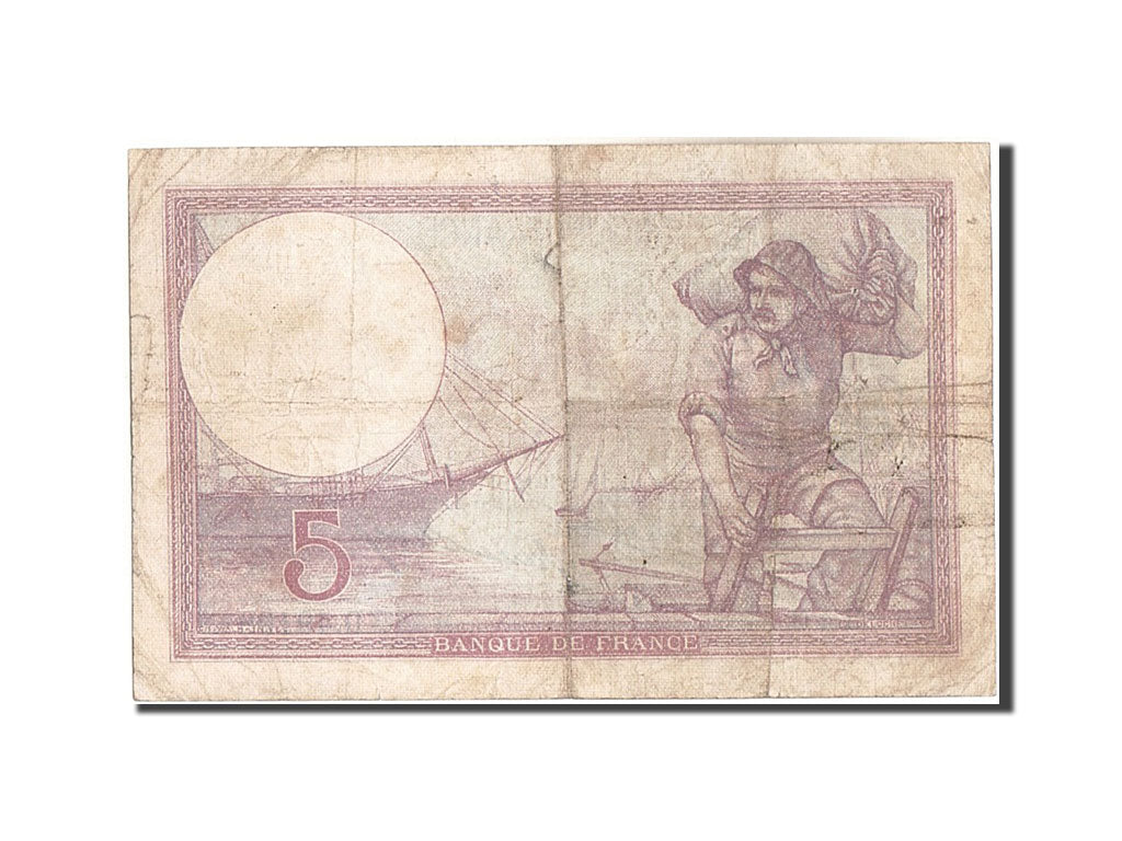 Banknote, France, 5 Francs, 5 F 1917-1940 ''Violet'', 1932, 1932-08-18